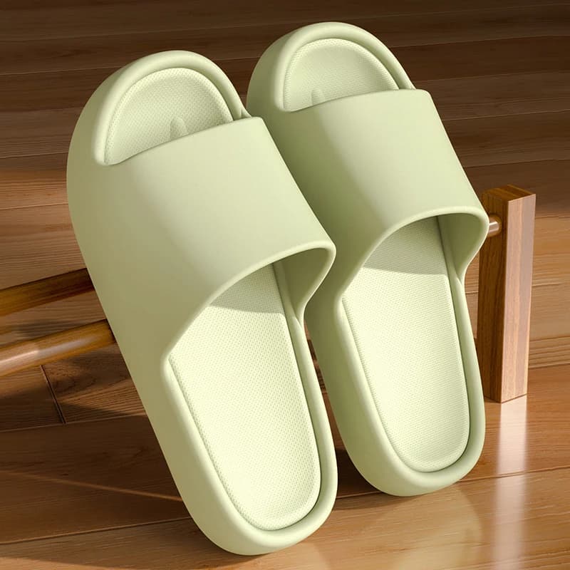 Dámské tlusté platformové pantofle lehké s měkkou podrážkou 2024 letní žabky na pláž