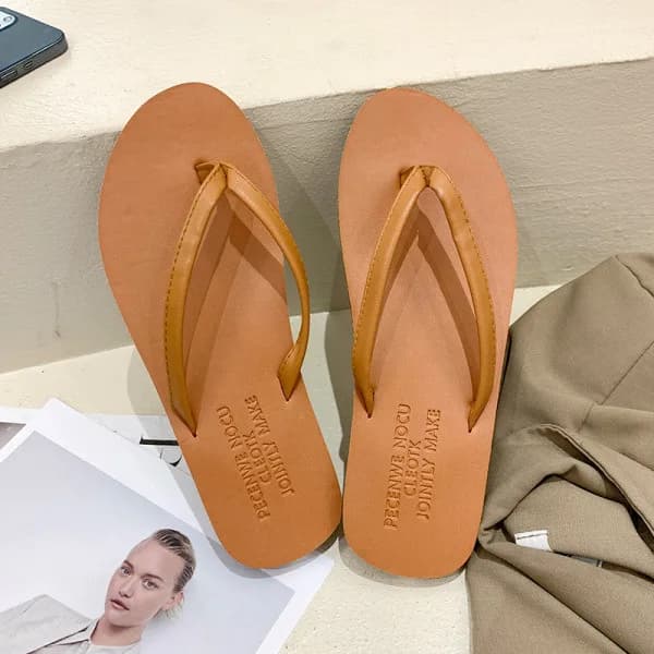 Dámské letní žabky neklouzavé pohodlné plážové pantofle pro ženy