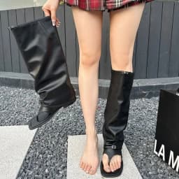 Dámské sandály s čtvercovou špičkou a klipem na špičce elegantní styl - náhled 6