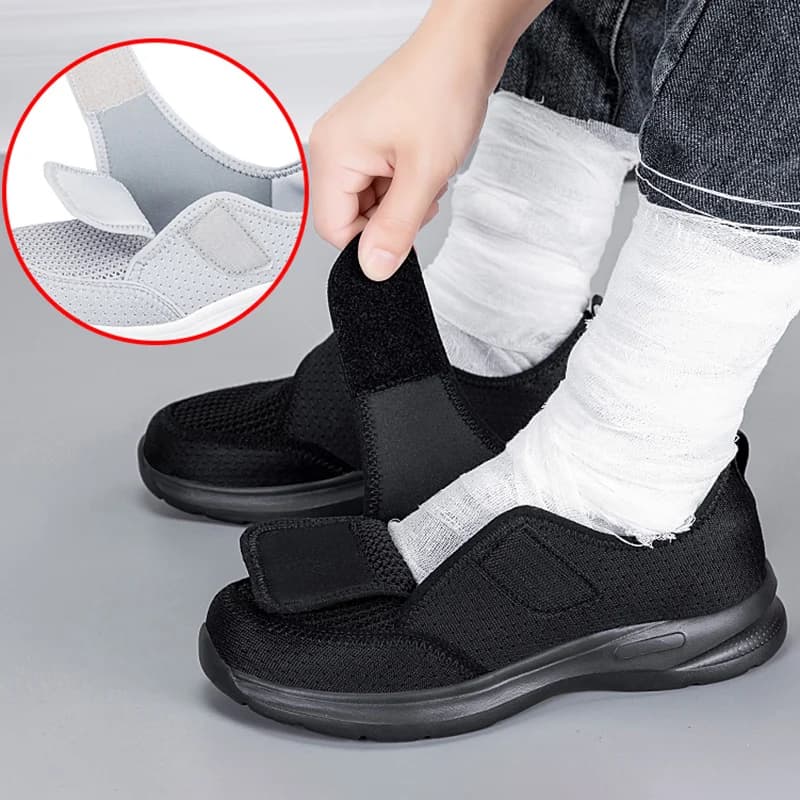 Ortopedické boty pro široké nohy unisex pro pohodlnou chůzi diabetické boty