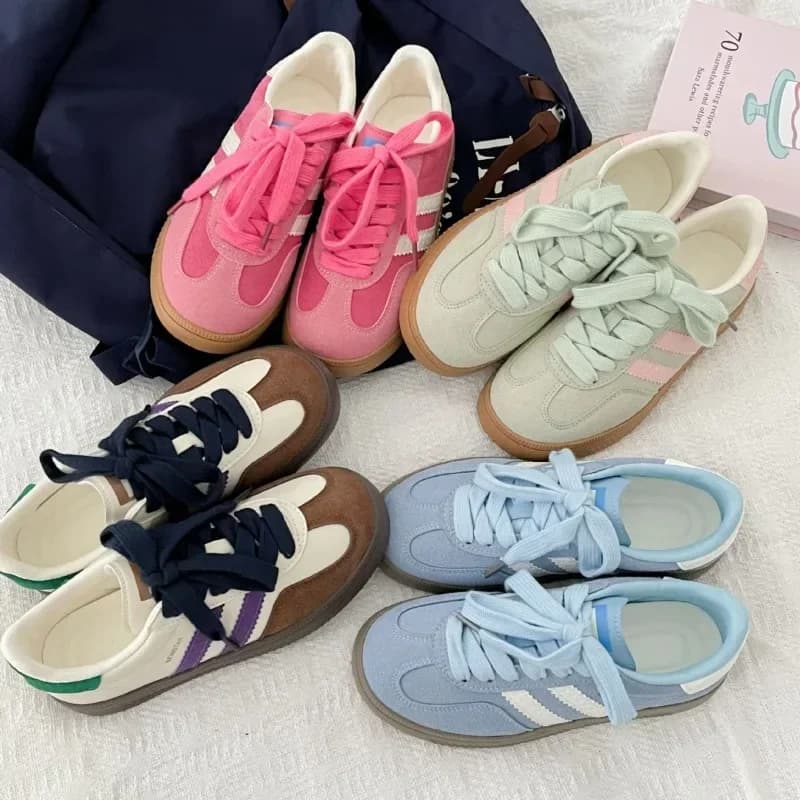 Dámské tenisky na podzim 2024 casual šněrovací měkká podrážka pro chůzi