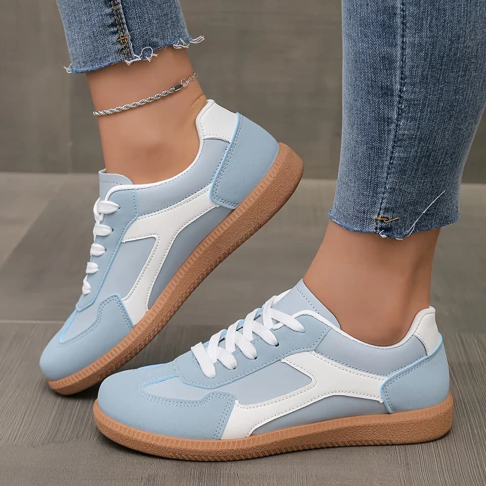 Prodyšné dámské tenisky s vulkanizovaným designem komfortní boty na chůzi pro ženy