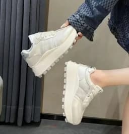 Dámské tenisky sportovní boty lehké tlustá podrážka platforma casual - náhled 6