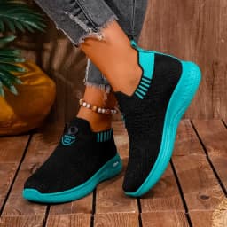 Dámské slip-on boty 2025 módní prodyšné pohodlné casual - náhled 6