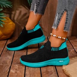 Dámské slip-on boty 2025 módní prodyšné pohodlné casual - náhled 4