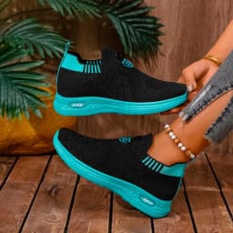 Dámské slip-on boty 2025 módní prodyšné pohodlné casual - náhled 5