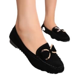 Dámské ploché mokasíny casual pohodlné elegantní motýlí uzel kancelářské boty - náhled 5