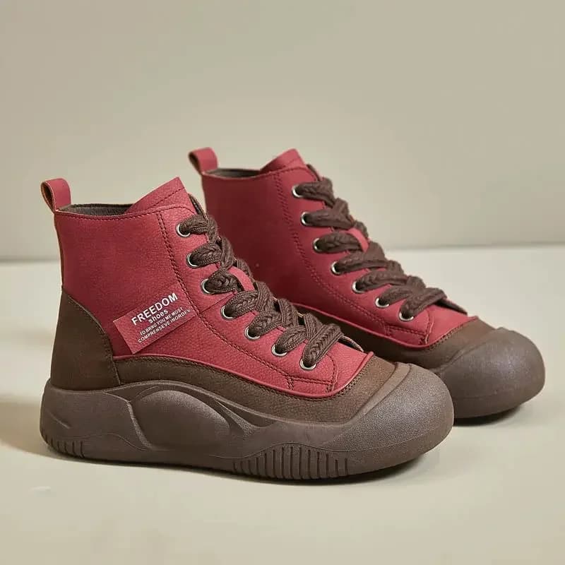 Dámské sportovní tenisky lehké šněrovací plátěné zimní casual obuv