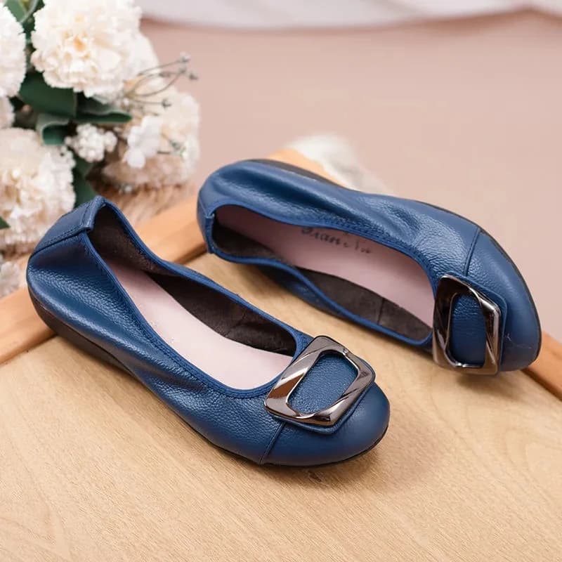 Dámské kožené slip on boty loafers mokasíny 41 42