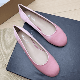 Baleríny pro ženy kulatá špička slip on široký střih tichý došlap velikosti 33 46 48 - náhled 6