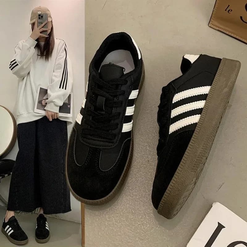 Dámské slip-on boty casual retro vintage pohodlné prodyšné s gumovou podrážkou