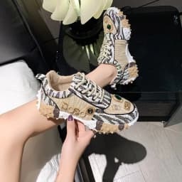 Dámské tenisky 2025 Luxusní rhinestone Síťované Casual Platformové Outdoor Běžecké boty - náhled 4