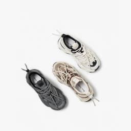 Dámské chunky tenisky mesh vícebarevné šněrování tlustá podrážka podzimní casual sportovní běh - náhled 5