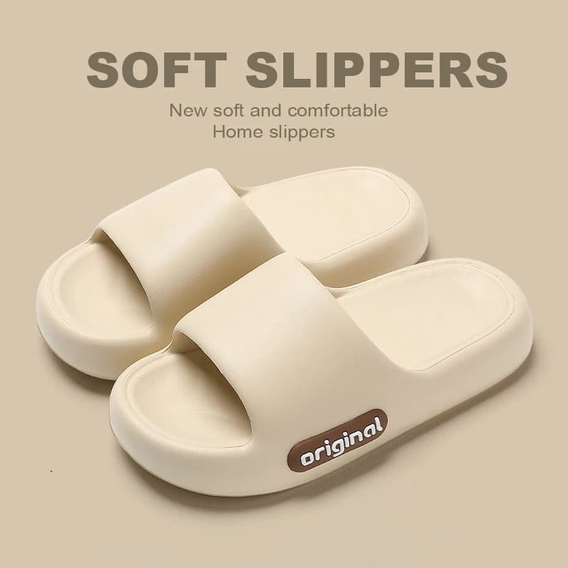 Letní dámské platformové pantofle lehká EVA polštářová podrážka neklouzavé plážové žabky