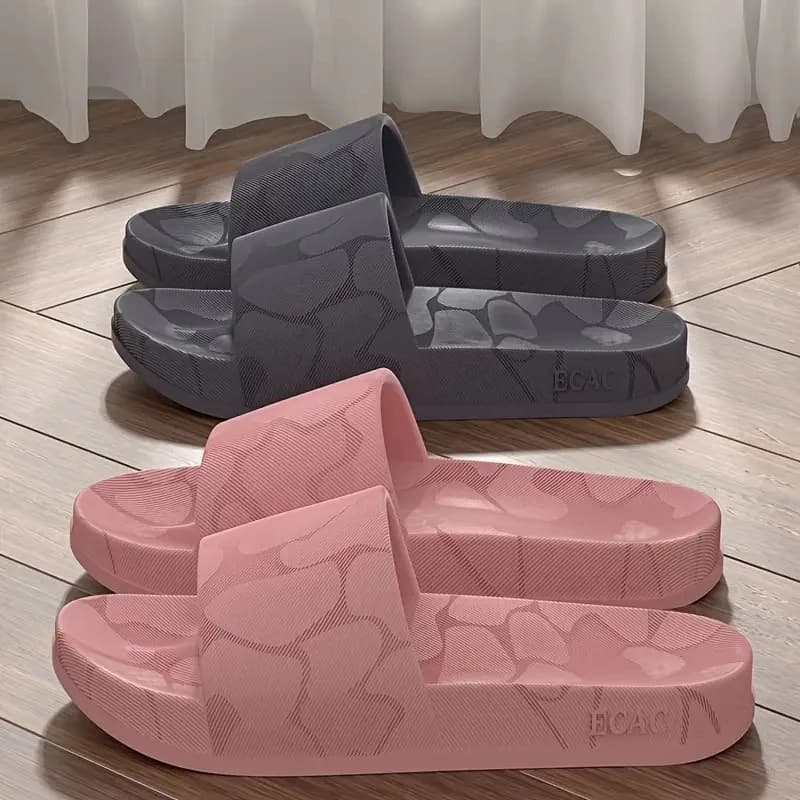 Dámské lehké domácí pantofle vnitřní i venkovní EVA protiskluzová podrážka otevřená špička