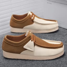 Pánské semišové slip on tenisky vintage casual pro pohodlnou chůzi - náhled 2