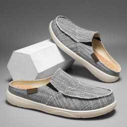 Pánské plátěné boty letní lehké prodyšné slip on casual outdoor na dovolenou - náhled 3