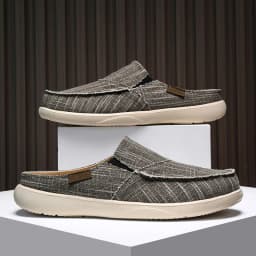 Pánské plátěné boty letní lehké prodyšné slip on casual outdoor na dovolenou - náhled 5