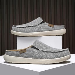 Pánské plátěné boty letní lehké prodyšné slip on casual outdoor na dovolenou - náhled 6