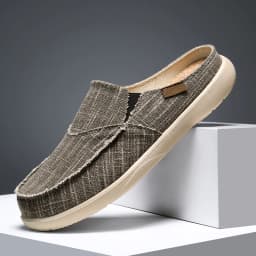 Pánské plátěné boty letní lehké prodyšné slip on casual outdoor na dovolenou - náhled 4