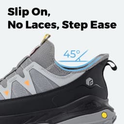 Pánské široké slip-on tenisky pohodlné běžecké boty proti uklouznutí s oporou klenby pro oteklé nohy - náhled 4