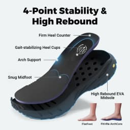 Pánské široké slip-on tenisky pohodlné běžecké boty proti uklouznutí s oporou klenby pro oteklé nohy - náhled 7