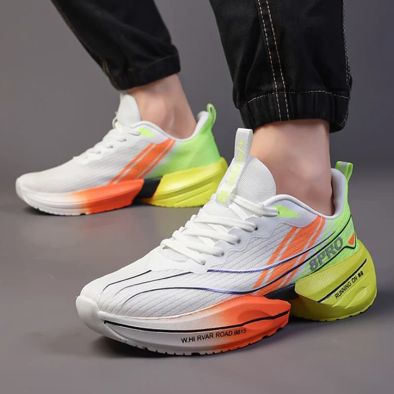 Men's Tennis Shoes Designer Fashionable Carbon Plate Sports Shoes Outdoor Soft Soled Mesh High Quality Running Shoes skateboard