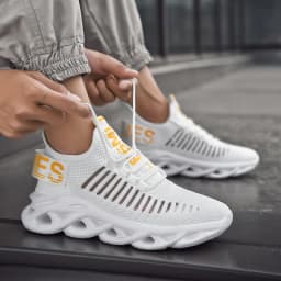 Men's Shoes Comfortable Sneakers Breathable Sneaker Shoes For Women Mesh Tennis Shoes Outdoor Unisex Air Waling Casual Shoes - náhled 2