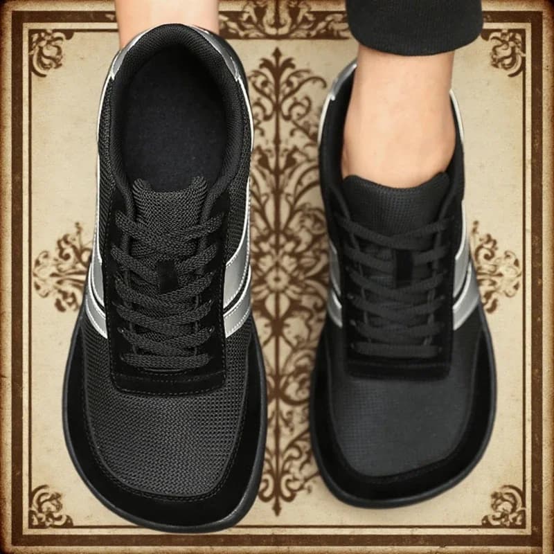 Pánské pohodlné tenisky se širokou špičkou prodyšná síťovina měkká podrážka vycházkové boty