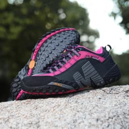 Turistické boty pro muže i ženy voděodolné kožené neklouzavé pro outdoor - náhled 3