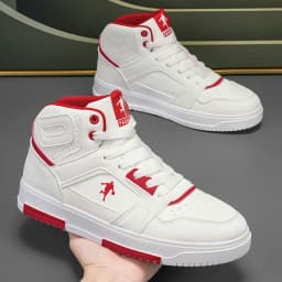 Pánské vysoké sportovní boty pohodlné trendy tlustá podrážka pro běh i skate - náhled 5