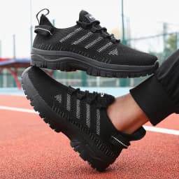 Pánské prodyšné casual boty s mesh svrškem pro outdoor chůzi a cyklistiku - náhled 5