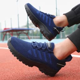 Pánské prodyšné casual boty s mesh svrškem pro outdoor chůzi a cyklistiku - náhled 4