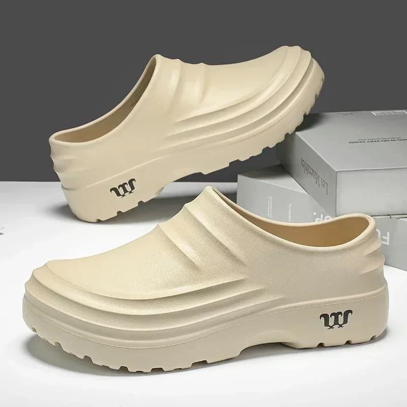 Kuchařské boty protiskluzové olejovzdorné pracovní boty casual styl