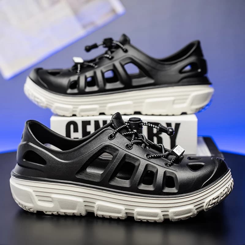 Pánské sandály EVA Letní pohodlné s tlustou podrážkou plážové outdoorové sportovní nazouvací 2025