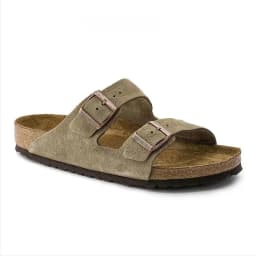 Pánské kožené outdoor sandály s korkovou podešví a tlustou podrážkou - náhled 2