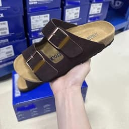 Pánské kožené outdoor sandály s korkovou podešví a tlustou podrážkou - náhled 4