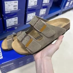 Pánské kožené outdoor sandály s korkovou podešví a tlustou podrážkou - náhled 3
