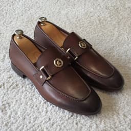 Pánské kožené boty casual loafers mokasíny slip on podzimní pohodlné do kanceláře - náhled 5