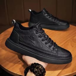 Pánské loafers mokasíny slip on kožené boty 2025 trendy volnočasové obuv - náhled 6