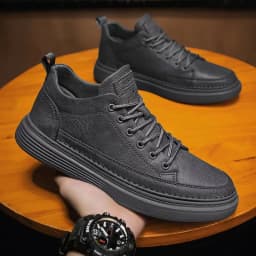 Pánské loafers mokasíny slip on kožené boty 2025 trendy volnočasové obuv - náhled 5