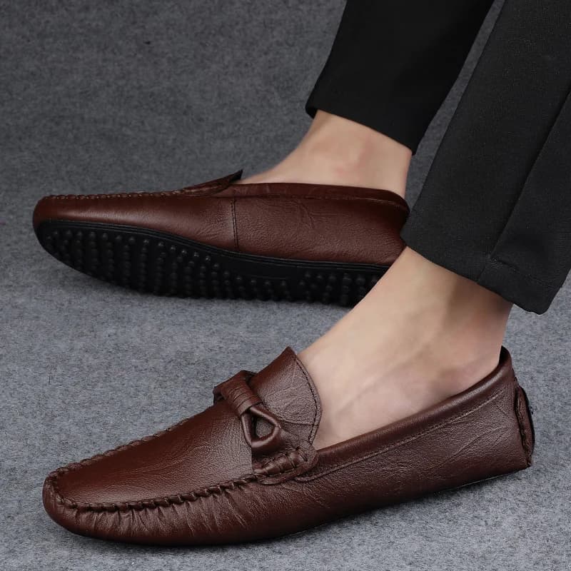 Pánské pohodlné slip on mokasíny řidičské casual obuv pro jaro a podzim