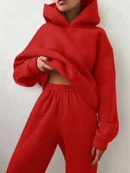 2024 Trend Pánský dvoudílný teplý svetr a kalhoty set Casual móda - náhled 5