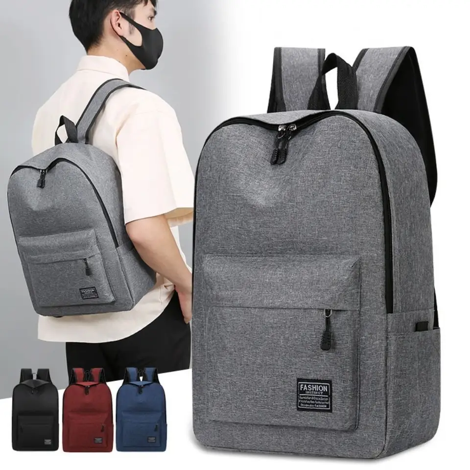 15palcový batoh na notebook, unisex, školní počítačová taška, pratelný oxfordský cestovní batoh