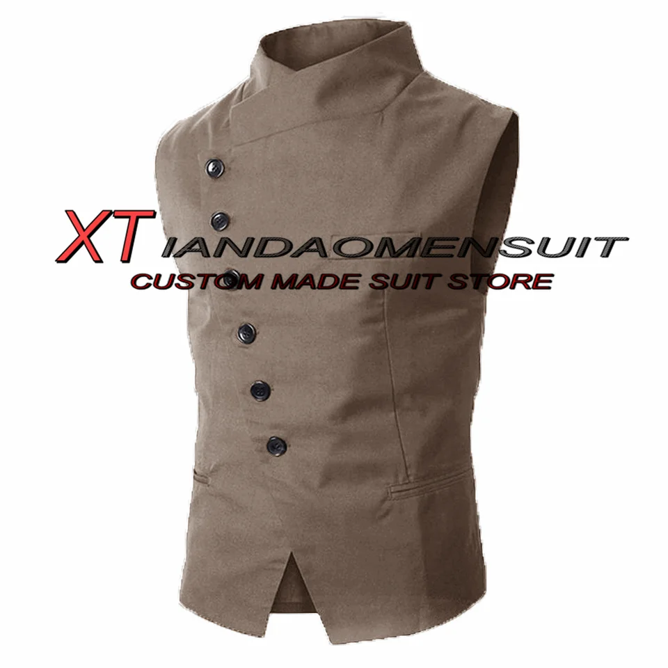 Pánská vesta Steampunk slim fit - elegantní společenský oděv pro svatbu a formální událost