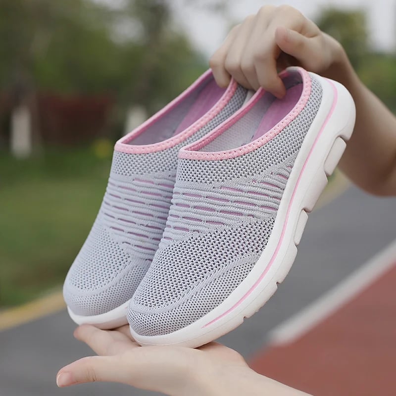 Dámské letní plážové sandály prodyšné síťované pantofle na procházky i doma