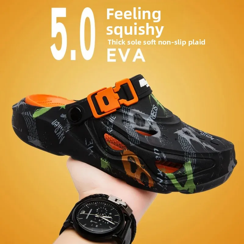 Pánské letní sandály EVA s protiskluzovou podrážkou pohodlné na pláž a venkovní použití