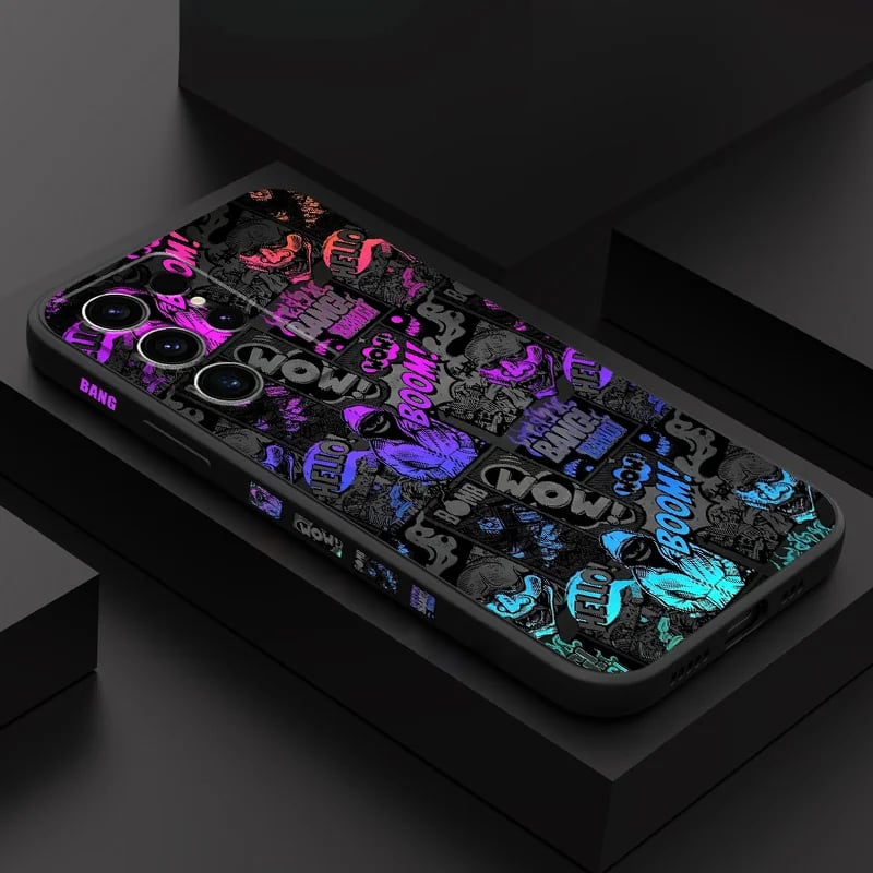 Blackface Clown Phone Case For Samsung Galaxy S25 S24 S23 S22 S21 S20 S10 S10E Ultra Plus FE Note 20 Ultra Plus Cover