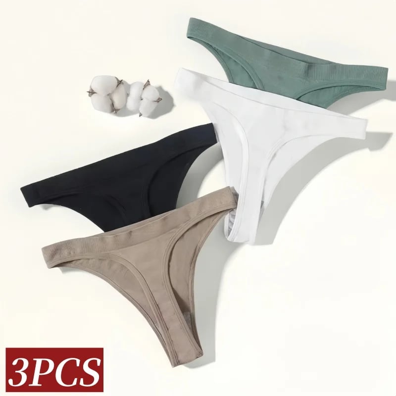 3ks/sada sexy tang pro ženy, brazilské kalhotky s vysokým pasem, sexy spodní prádlo, bezešvé sportovní tanga