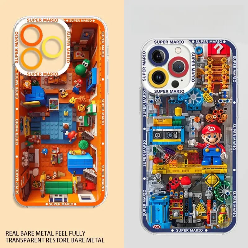 Pouzdro s motivem hry Super Marios pro Motorola Moto G32 G22 G53 G52 G30 Edge 40 Pro G71 G72 G73 G60 G60S G9 Play Plus